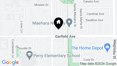 Map of 8555 Garfield Avenue, Fountain Valley CA, 92708