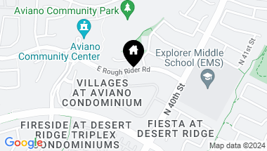 Map of 3935 E ROUGH RIDER Road # 1383, Phoenix AZ, 85050