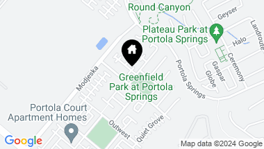 Map of 152 Lost Hills, Irvine CA, 92618