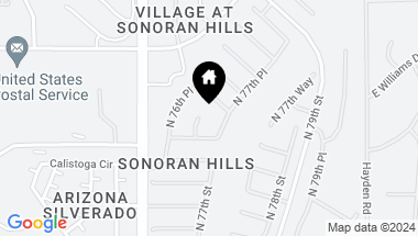 Map of 22357 N 77TH Street, Scottsdale AZ, 85255