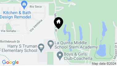 Map of 49460 Mission Drive W DR, La Quinta CA, 92253