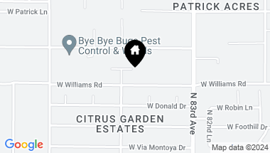 Map of 22621 N 85th Avenue, Peoria AZ, 85383