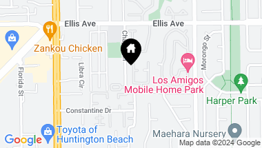 Map of 18691 Applewood Circle 17, Huntington Beach CA, 92646