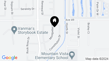 Map of 49178 Montpelier Drive, Indio CA, 92201