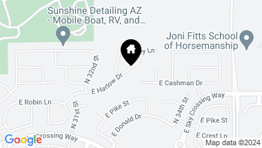 Map of 3243 E HARLOW Drive, Phoenix AZ, 85050
