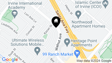 Map of 51 Oval Road 1, Irvine CA, 92604