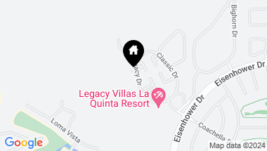 Map of 48709 Legacy Drive, La Quinta CA, 92253