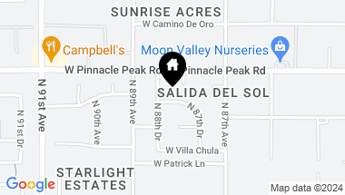 Map of 8818 W Monte Lindo Street # 25, Peoria AZ, 85383