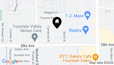 Map of 9668 Dove Circle, Fountain Valley CA, 92708