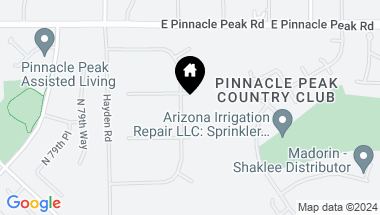 Map of 8121 E CONQUISTADORES Drive, Scottsdale AZ, 85255