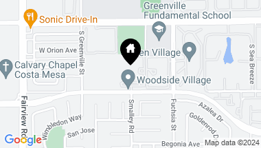 Map of 2501 W Sunflower Avenue F2, Santa Ana CA, 92704