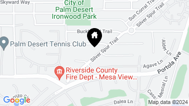 Map of 48149 Silver Spur Trail, Palm Desert CA, 92260
