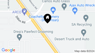 Map of 0 Dillon Rd & Hwy 111, Coachella CA, 92236