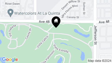 Map of 79650 Rancho La Quinta DR, La Quinta CA, 92253