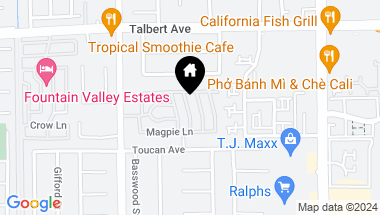 Map of 710 Catalpa Lane, Fountain Valley CA, 92708