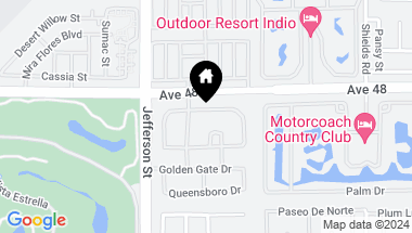Map of 80137 Bridgeport Drive, Indio CA, 92201