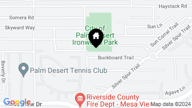 Map of 73298 BUCKBOARD Trail, Palm Desert CA, 92260