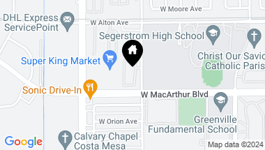 Map of 3500 S Greenville Street G11, Santa Ana CA, 92704