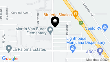 Map of 47644 Van Buren Street, Indio CA, 92201