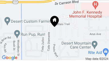 Map of 47534 Stetson Court, Indio CA, 92201