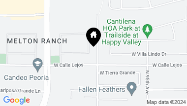 Map of 24301 N 97TH Drive, Peoria AZ, 85383