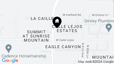 Map of 24224 N 82ND Lane, Peoria AZ, 85383