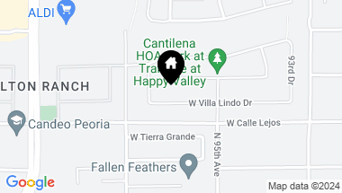 Map of 9608 W VILLA LINDO Drive, Peoria AZ, 85383