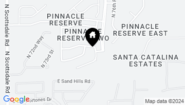 Map of 24356 N 75th Way, Scottsdale AZ, 85255