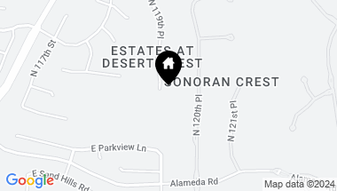 Map of 24489 N 119TH Place, Scottsdale AZ, 85255