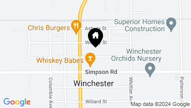 Map of 33076 Taylor Street, Winchester CA, 92596