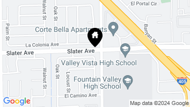 Map of 9463 El Valle Avenue, Fountain Valley CA, 92708