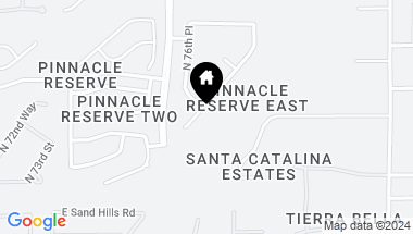 Map of 24461 N 77TH Street, Scottsdale AZ, 85255