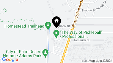 Map of 72629 Edgehill Drive 4, Palm Desert CA, 92260
