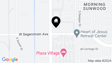 Map of 2847 S Fairview Street D, Santa Ana CA, 92704