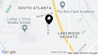 Map of 36 BOWEN Avenue SE, Atlanta GA, 30315
