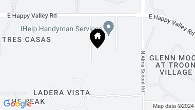 Map of 10201 E HAPPY VALLEY Road, Scottsdale AZ, 85255