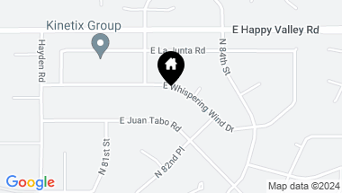Map of 8171 E WHISPERING WIND Drive, Scottsdale AZ, 85255