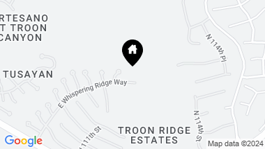 Map of 11210 E WHISPERING RIDGE Way, Scottsdale AZ, 85255