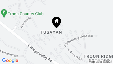 Map of 10953 E TUSAYAN Trail, Scottsdale AZ, 85255