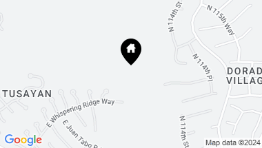 Map of 11250 E WHISPERING RIDGE Way, Scottsdale AZ, 85255