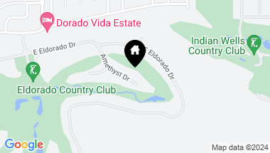 Map of 46310 Amethyst Drive, Indian Wells CA, 92210