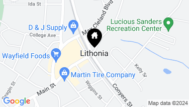 Map of 8633 Secretariat Drive, Lithonia GA, 30058