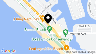 Map of 17181 Pacific Coast, Sunset Beach CA, 90742