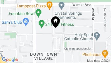 Map of 17210 San Mateo Street 25, Fountain Valley CA, 92708