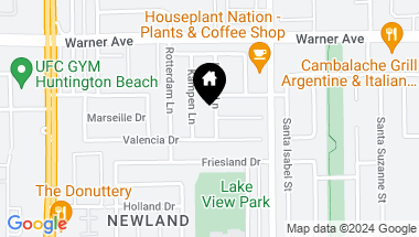 Map of 17171 Hague Lane, Huntington Beach CA, 92647