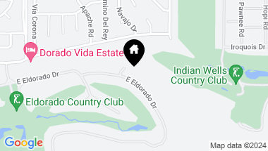 Map of 46220 E Eldorado Drive, Indian Wells CA, 92210