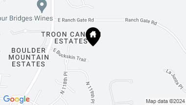 Map of 11986 E BUCKSKIN Trail, Scottsdale AZ, 85255