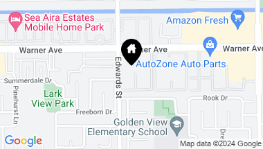 Map of 6600 Warner Avenue 50, Huntington Beach CA, 92647
