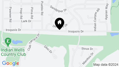 Map of 77137 Iroquois, Indian Wells CA, 92210