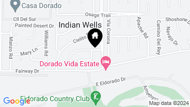 Map of 45680 Vista Dorado Drive, Indian Wells CA, 92210